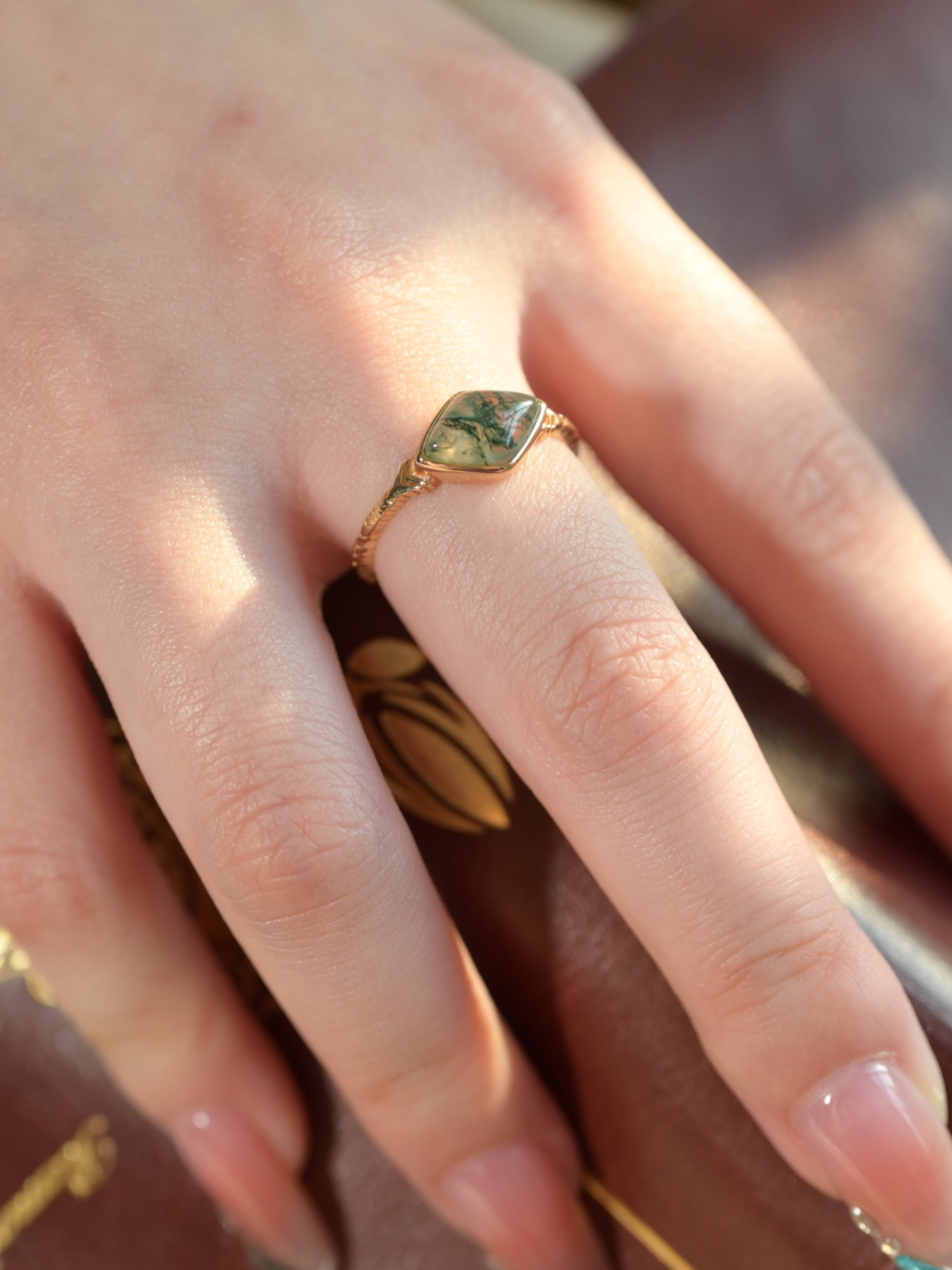 Nature’s Mirror Moosachat Ring