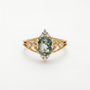 Enchanted Forest Moss Agate Ring