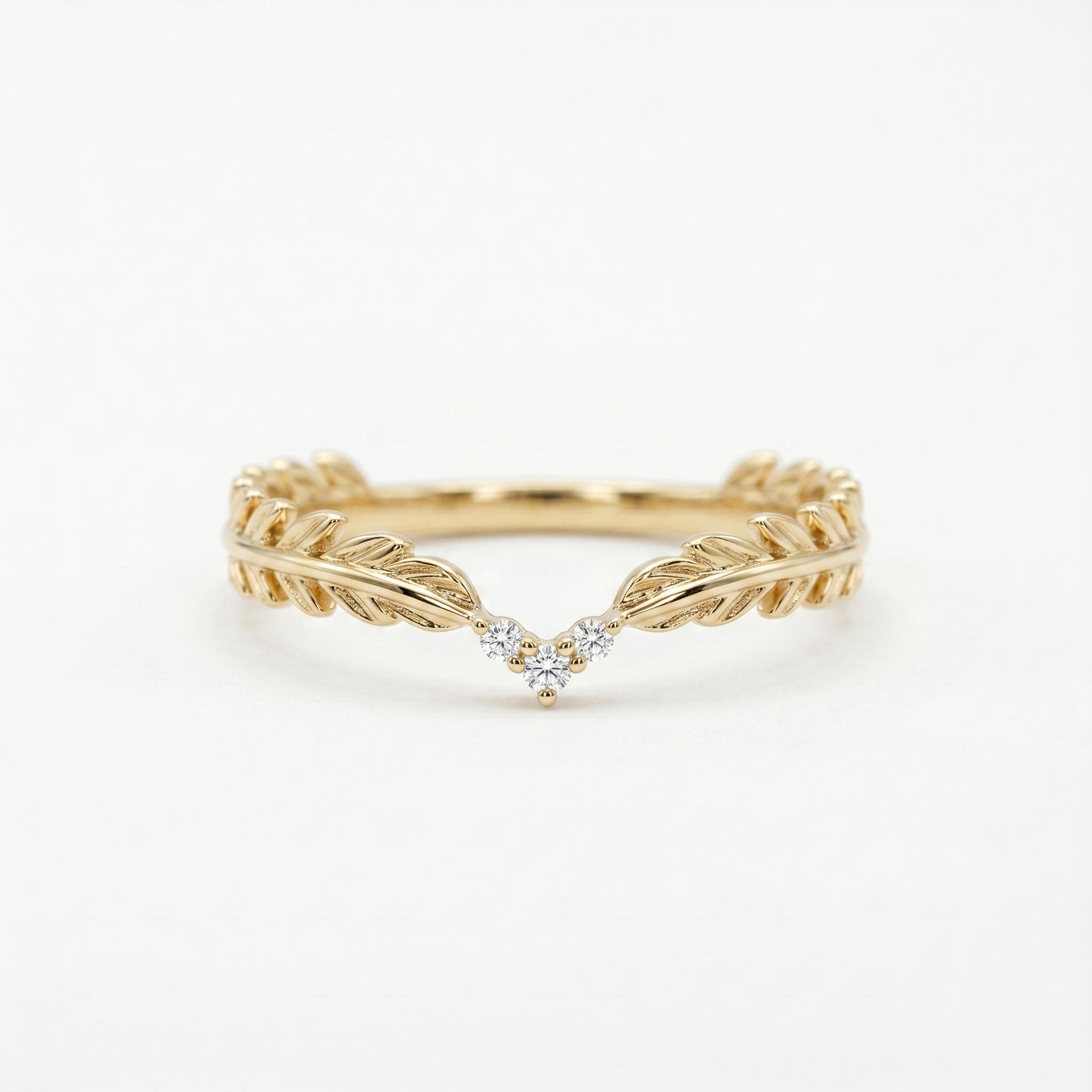 Anello corona piuma leggera