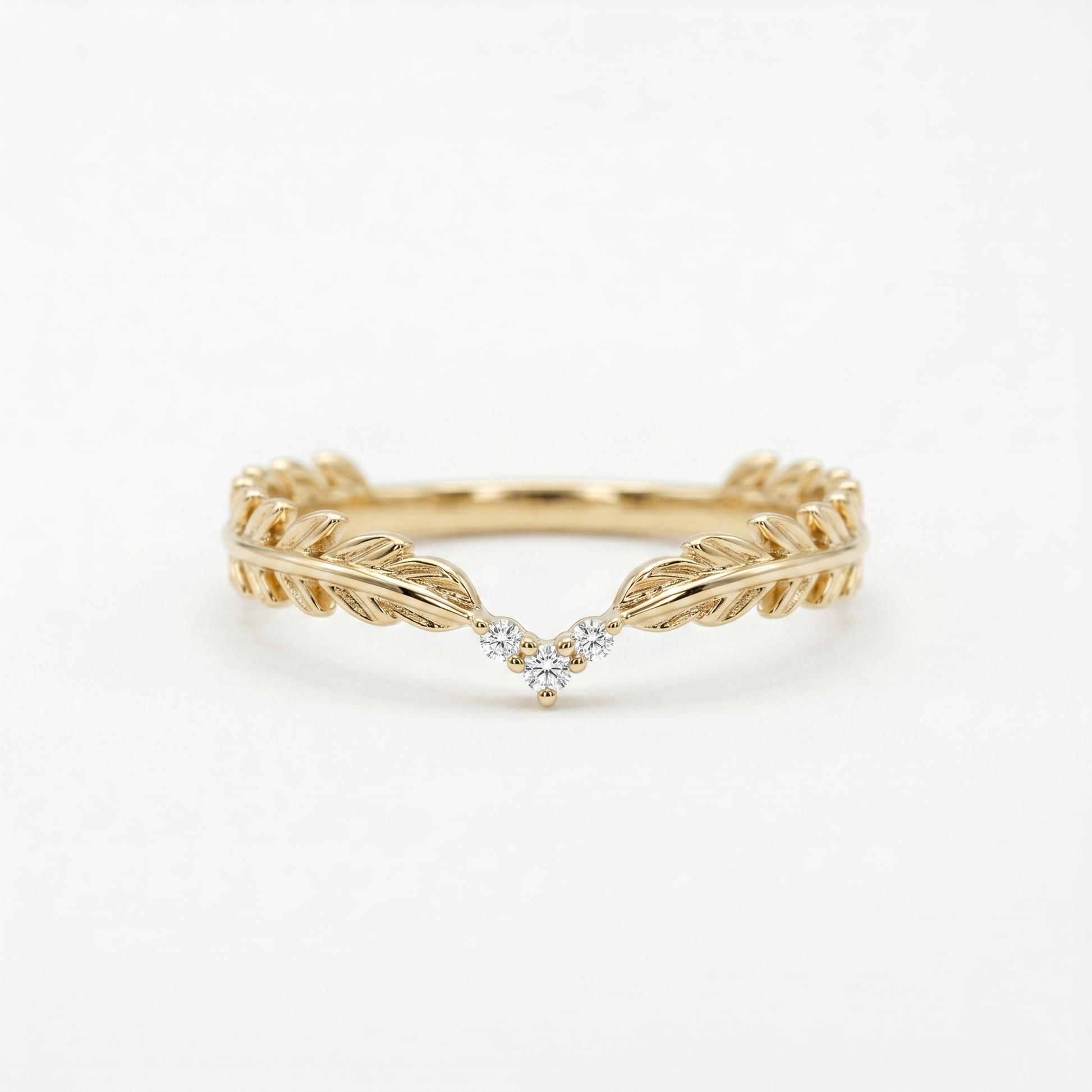 Anello corona piuma leggera