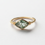 Nature’s Mirror Moss Agate Ring