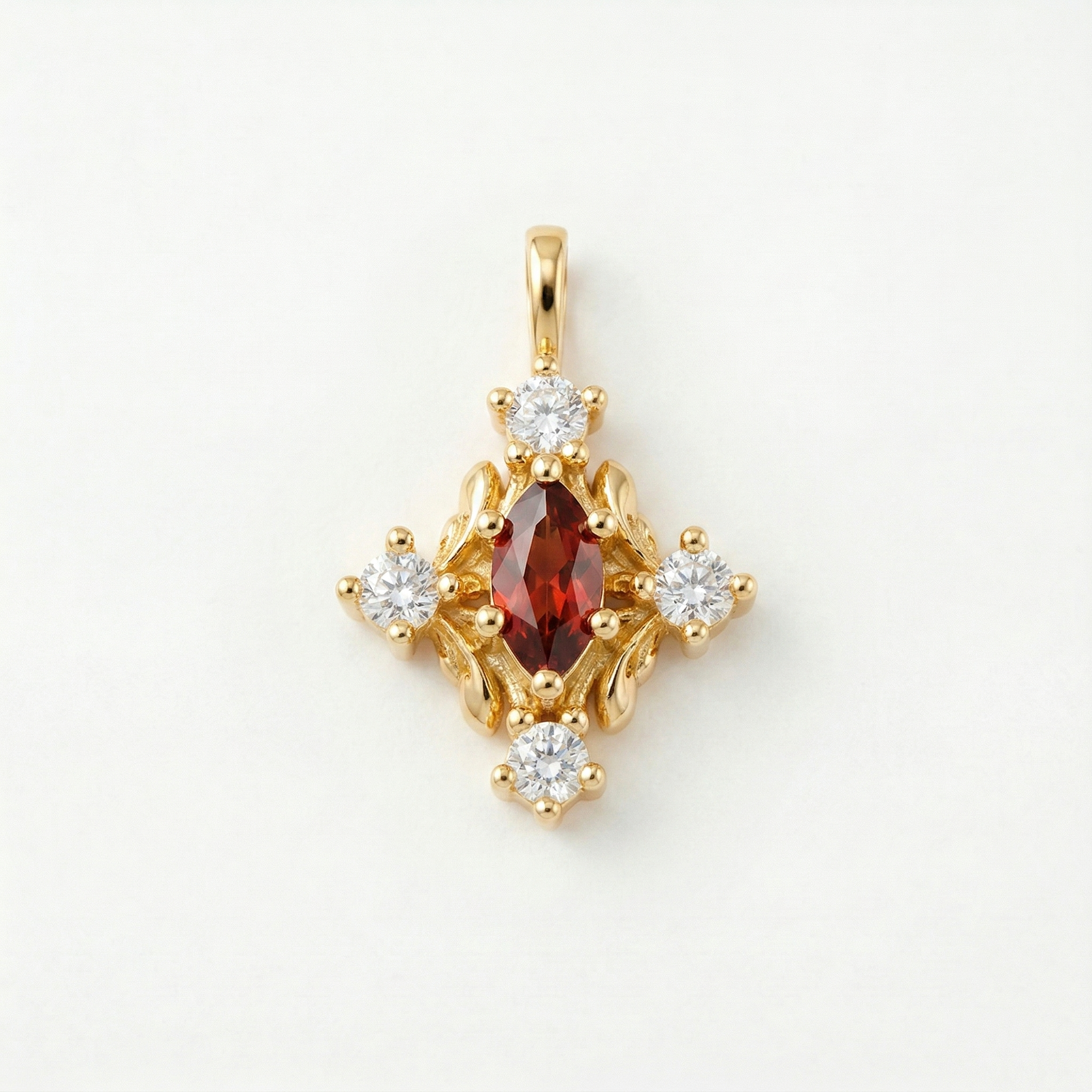 Marquise Garnet Pendant