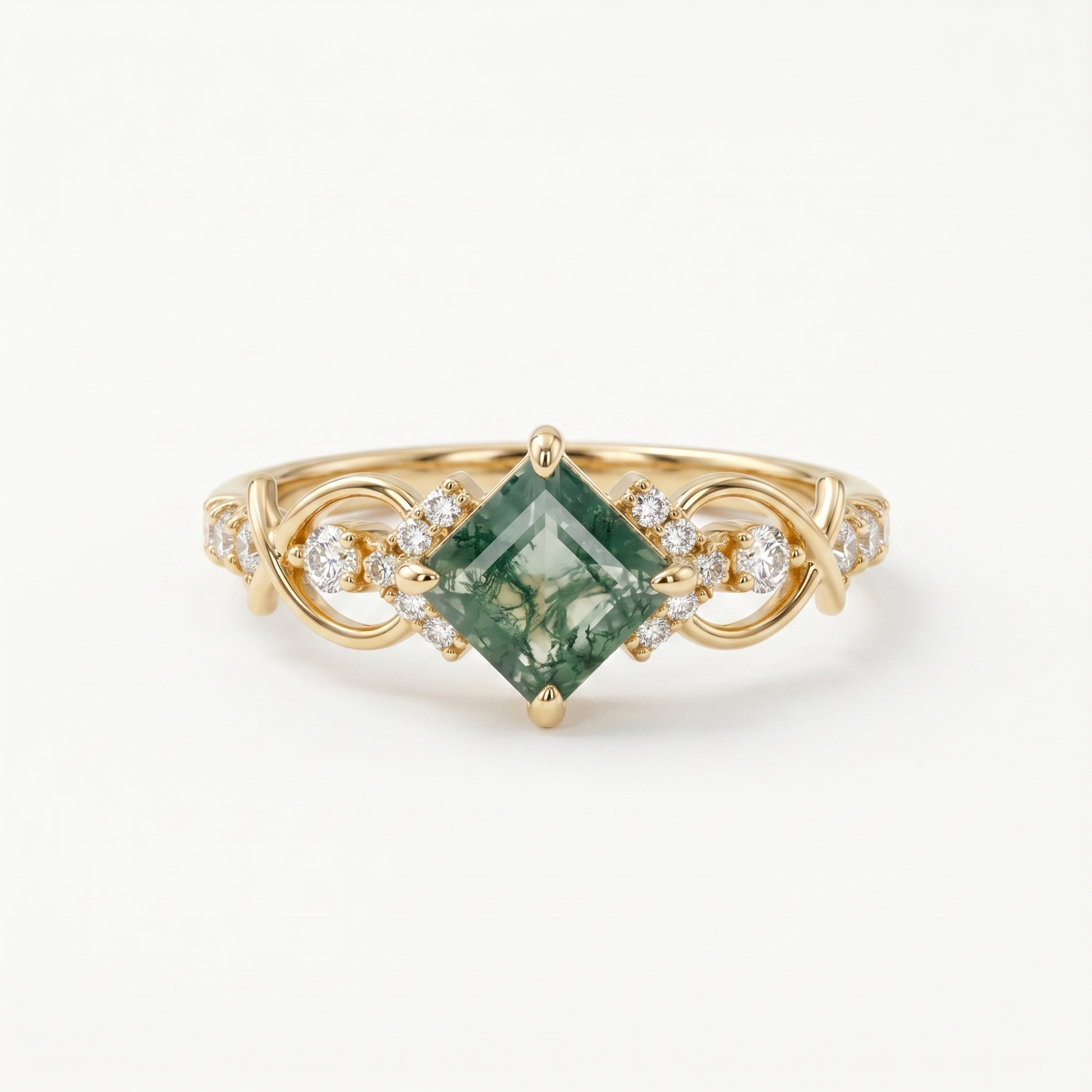 Anello Eleganza Mossbound