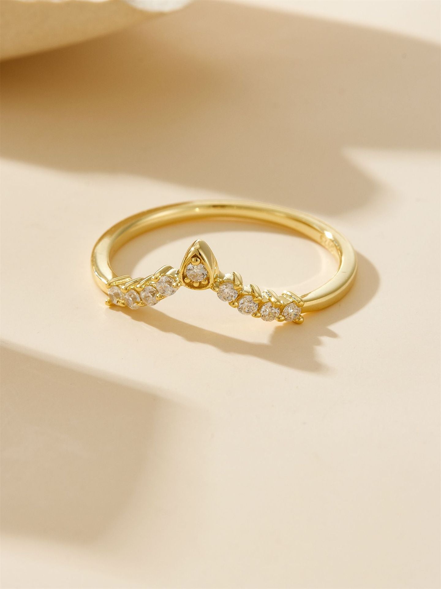 Coffin Cut Moss Agate Stacking Ring Set