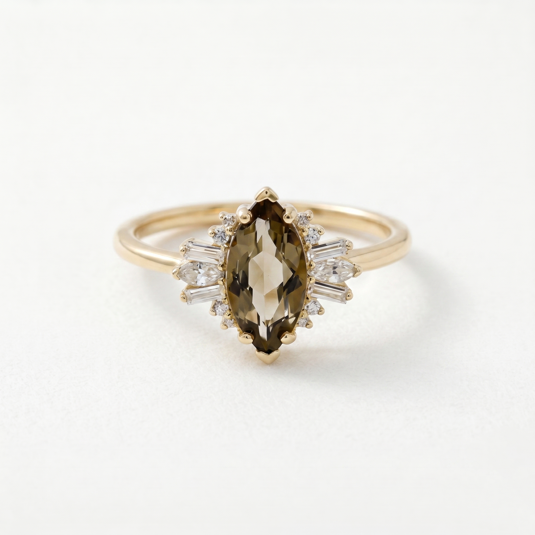 Anello Marquise Splendore Fumoso