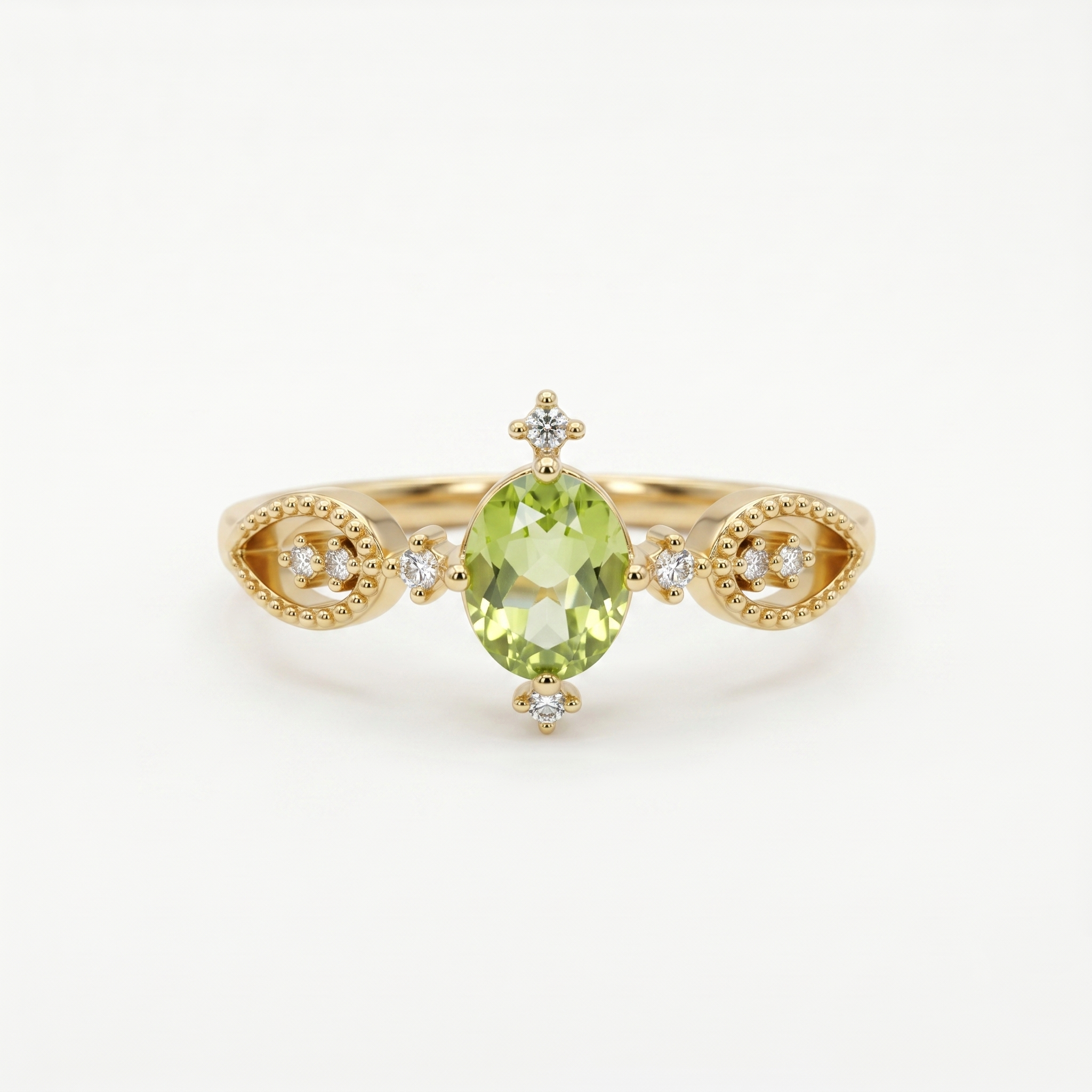 Anillo Vintage Meadow Olive